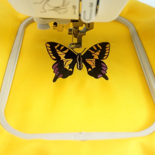 Neu Brühe Faden Abreißen Maschine Stickerei Stabilisator Rückseite 8"X8" - 100 vorgeschnitten - Bild 4 von 11