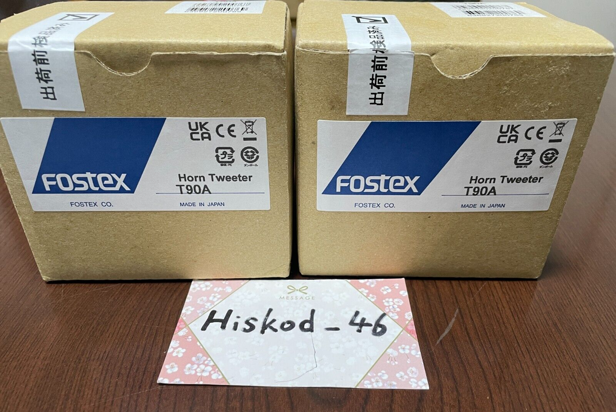 FOSTEX T90A Horn Super Tweeter sound Speaker ALNICO High-End Ring