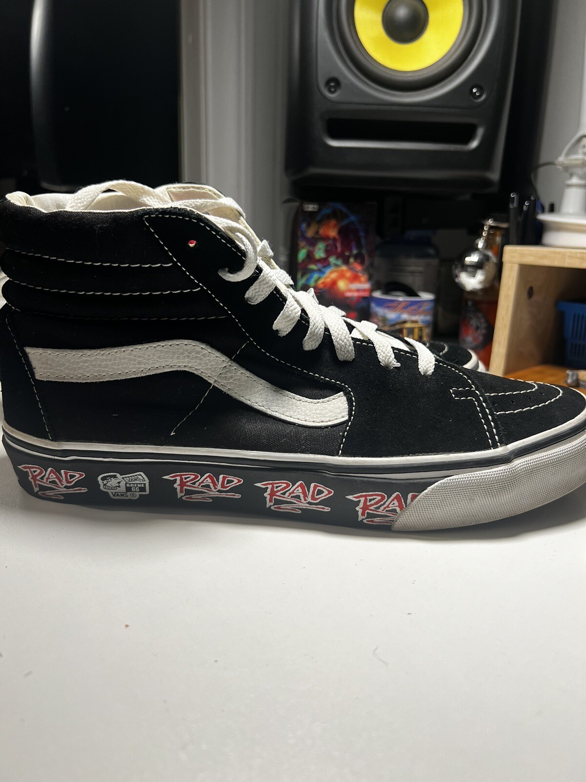 Size 10 -Rare VANS Authentic Rad Pack image 3