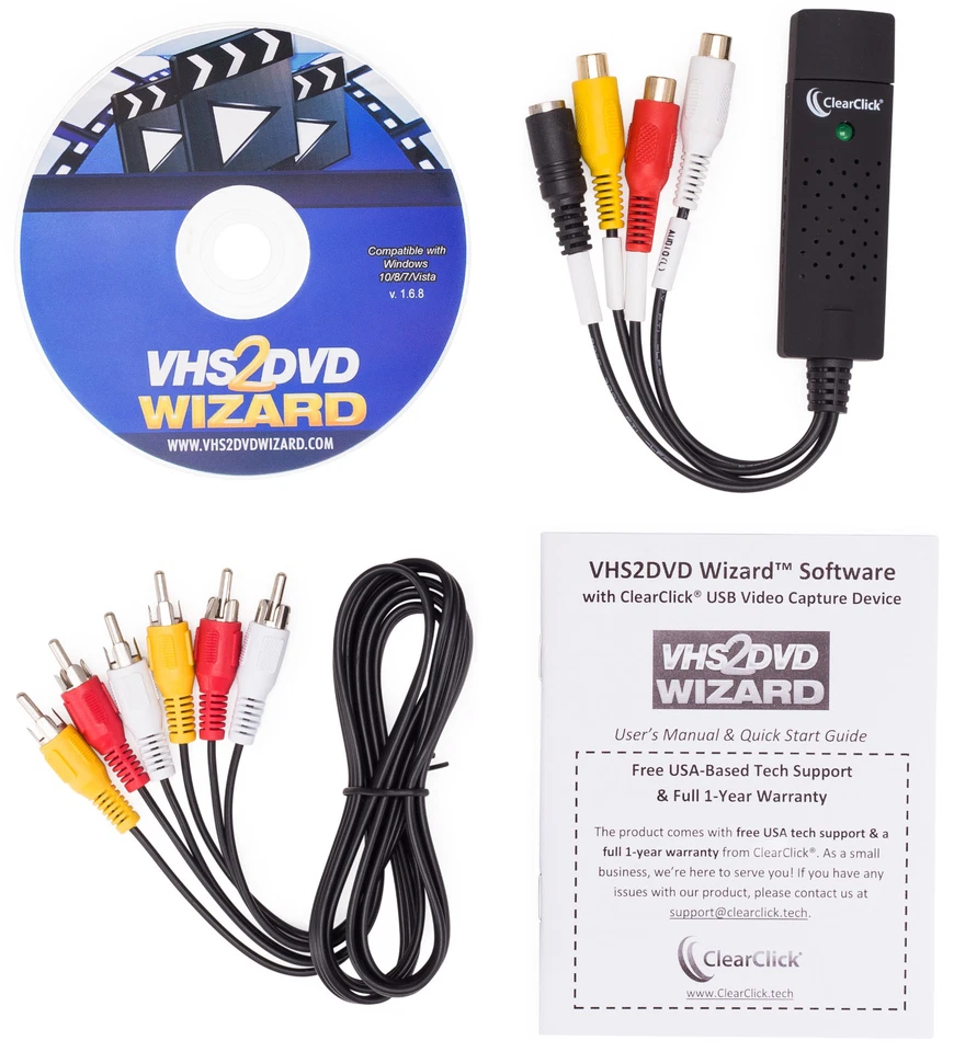 VHS To DVD Wizard Software | USB Video Capture Device Grabber | Digital Video - Image 2 of 4