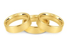 18ct GELBGOLD 2 3 4 5 6 8mm FLACHGERICHT LOCK...