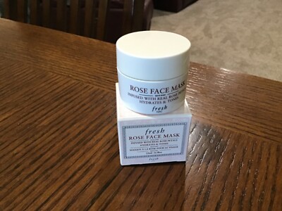 FRESH ROSE FACE MASK SKIN TRAVEL SIZE .5 OZ NEW FREE SHIP!