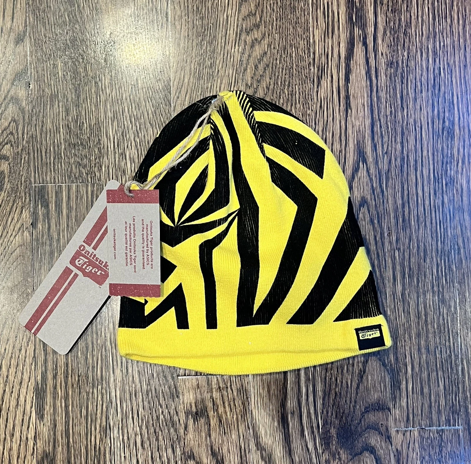 Onitsuka Tiger Beanie   ASICS Europe jaune et noir taille unique