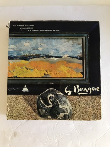 G Braque Book Francis Ponge & Pierre Descargu Hardcover Art 1971  French - Picture 1 of 12