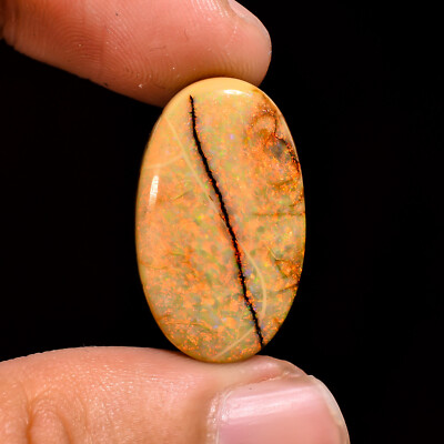 8.05 Cts.  Natural Outstanding Monarch Opal Oval 24X14X4MM Cabochon Gemstone
