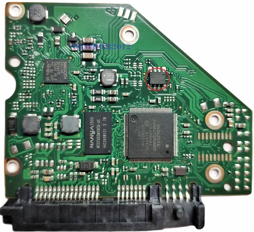 100749730 REV A Seagate PCB Circuit Board Hard Drive Logic Controller Board - Picture 2 of 3