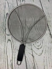 Grease Splatter Screen for Frying Pan 9.5in Stops 99 of Hot Oil Splash