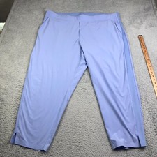 Athleta Brooklyn Mid Rise Ankle Pants Womens 24 Purple Performance Pull On