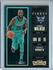 2017-18 Panini Contenders Kemba Walker Playoff Ticket Parallel 92/249