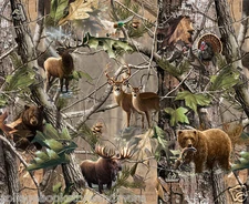 REALTREE COTTON FABRIC-REALTREE QUILTING FABRIC-REAL TREE CAMOUFLAGE FABRIC-WOW