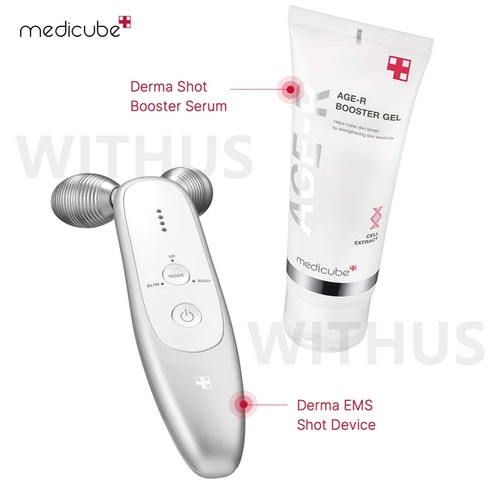 Medicube AGER Derma Shot Device Face Massager w/Booster Gel Serum*1ea