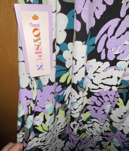 Joyspun Women's Sleeveless V-Neck Flowers, Long Sleep Chemise Gown 2X 18W-20W - Picture 3 of 12