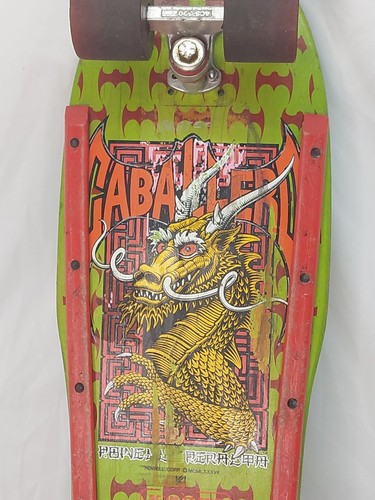 Vintage Green Powell Peralta Caballero Dragon & Bats Skateboard ACS-500 Trucks - Picture 4 of 17