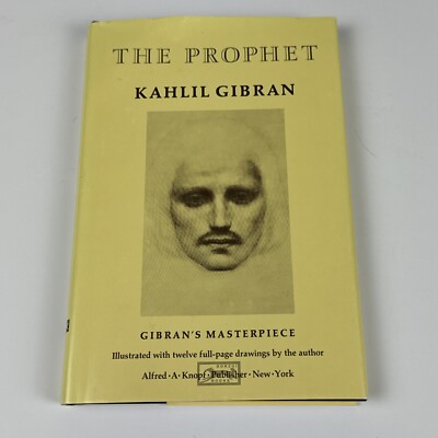 The Prophet Khalil Gibran 2000 Hardback Book Knoph Publisher Illustrated HC