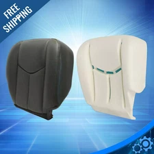 Driver Bottom Dark Gray Seat Cover & Foam Cushion For 2003-2007 Chevy Silverado