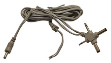 5 WAY DC JACK LEAD 1.5m 2.5mm & 3.5mm 5.5mm x 2.5mm 5mm x 2.1mm 3.5mm x 1.3mm