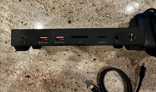 PULWTOP Thunderbolt 4 Dock Thunderbolt 4 Hub Dual Monitor Laptop Docking Station - Afbeelding 7 van 8