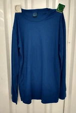 Patagonia Capilene Long sleeve Base Layer Men M Blue USA Good Used Condition