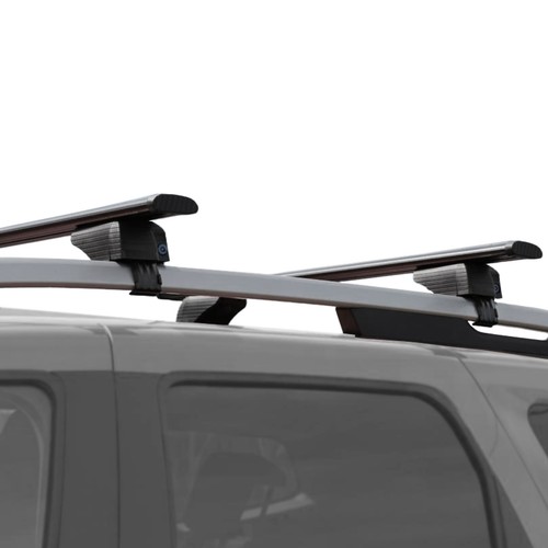 Barre portatutto adatte per Infiniti QX70 dal 2013 + barre portatutto aperte 115 cm nere - Foto 10 di 11
