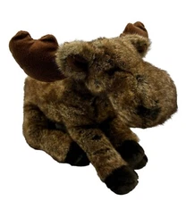 Floppy Brown Moose Plush Woodland Forest Douglas Cuddle Toy Stuffed Animal