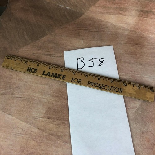 Ike Lamke prosecutor judge court ruler advertisement Missouri MO garden stick - Picture 7 of 7