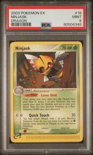 Ninjask graded PSA 9 for sale on eBay
