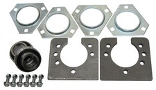 1-1/4" 1" Axle Bearing Kit with Flangettes and Bearing Hangers Go Kart Drift