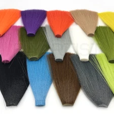FISH-SKULL FAUX BUCKTAIL - Fly Tying Synthetic Fiber Material - 15 Colors NEW!