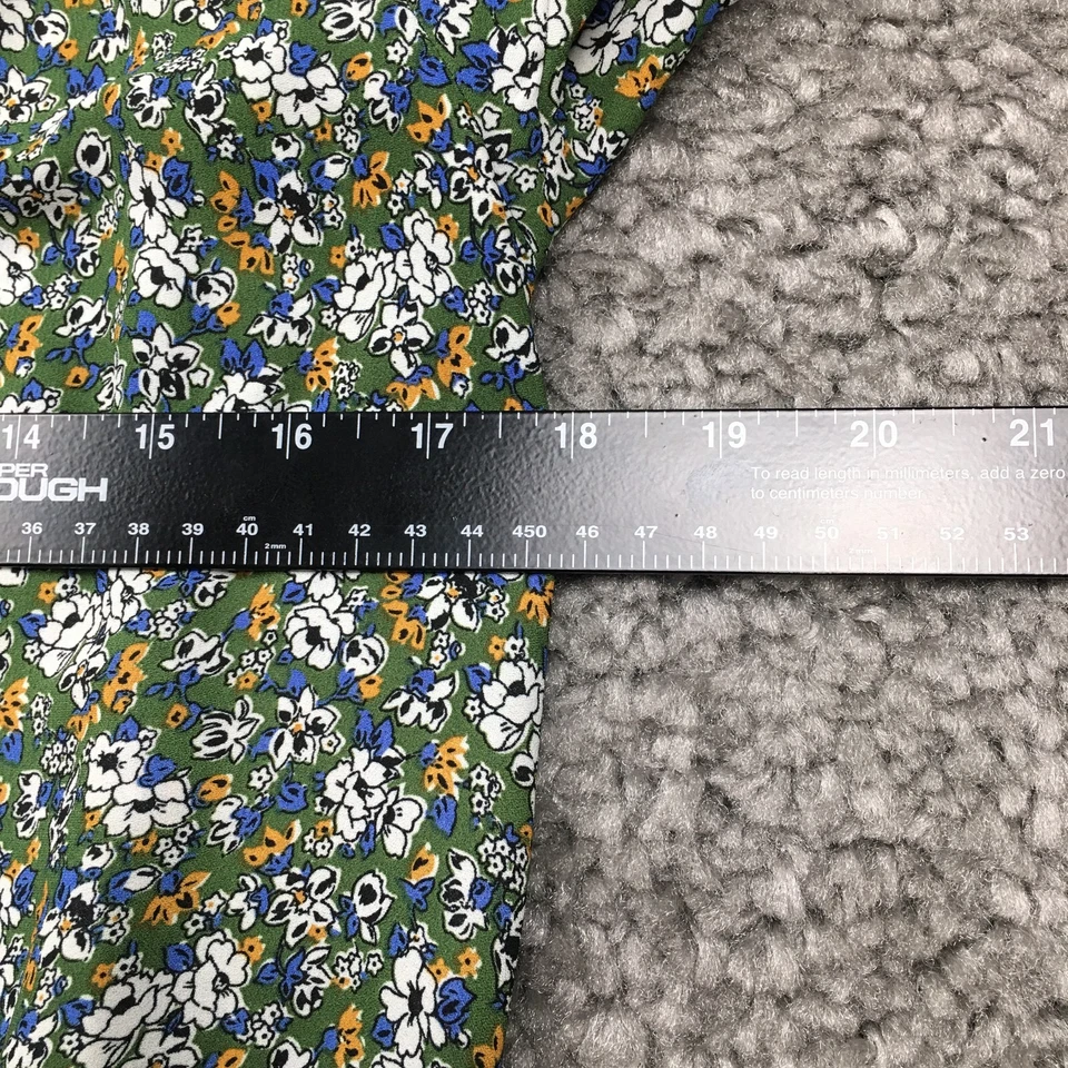 Lot of 3 Como Vintage H&M Womens Blouses Sz M 2 Long Sleeve 1 Short Green Purple Foto 3 de 4