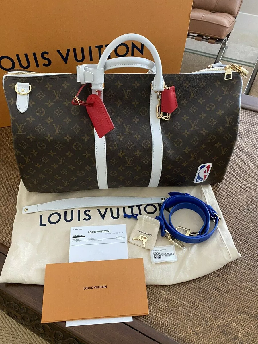 Louis Vuitton x NBA Monogram Canvas Basketball Keepall 55 Bag