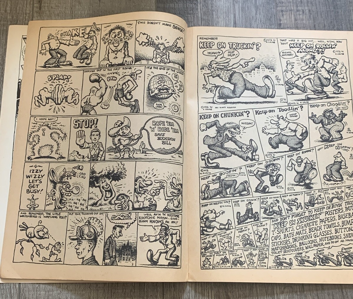 クラム('94米) R.CRUMB XYZ Comics R Crumb 1972 1st Print