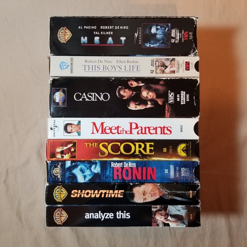 Robert De Niro 8 VHS Video Lot Heat Casino Score Ronin Showtime This Boys Life & - Picture 3 of 12
