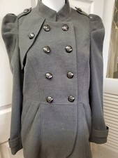Nw Hydraulic Junior Double Breasted Style Winter Jacket Gray Color M 