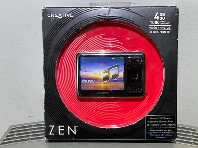 Creative ZEN 4 GB MP3 Player Audio Book Reader FM Radio Voice