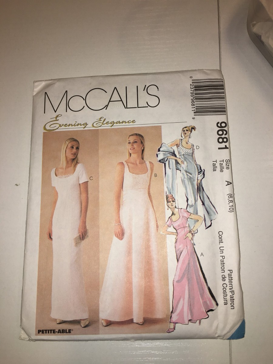 mccalls bridesmaid dress patterns Mccall Bridesmaid Dress Sewing Patterns McCall's Sewing Pattern 8506  Misses' Dresses, Size: Y5 (16-198