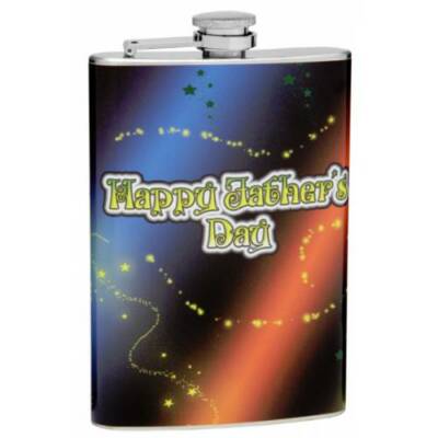 8oz ''Father's Day'' Flask