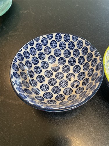 Set Of 5 Certified Int'l Multi Color Bowls 4.5" D Microwave And Dishwasher Safe - Picture 7 of 12