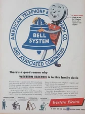1948 AT&T Bell System Western Electric  American Telephone Vintage Print Ad NICE
