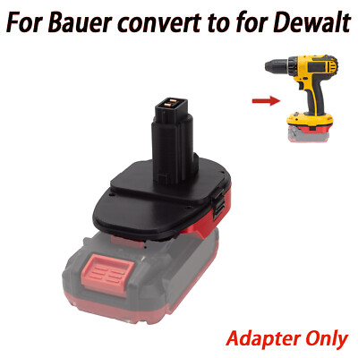Bauer To DeWalt Battery Adapter - Use 20V MAX Li-Ion Battery On 18V/20V DeWalt Tools 9 thumbnail image
