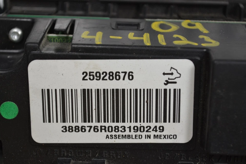 25928676 GM YUKON, TAHOE, 2007-11 A/C HEATER TEMPERATURE CONTROL OEM 8N1 536 B3 - Image 2 of 4