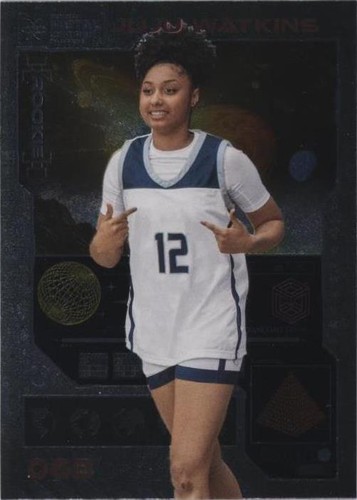 JUJU WATKINS 2023 BOWMAN UNIVERSITY #43 PINK REFRACTOR ROOKIE CARD