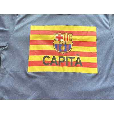 Rare FC Barcelona FCB Cotton T-Shirt Mens Adult Size Medium | eBay
