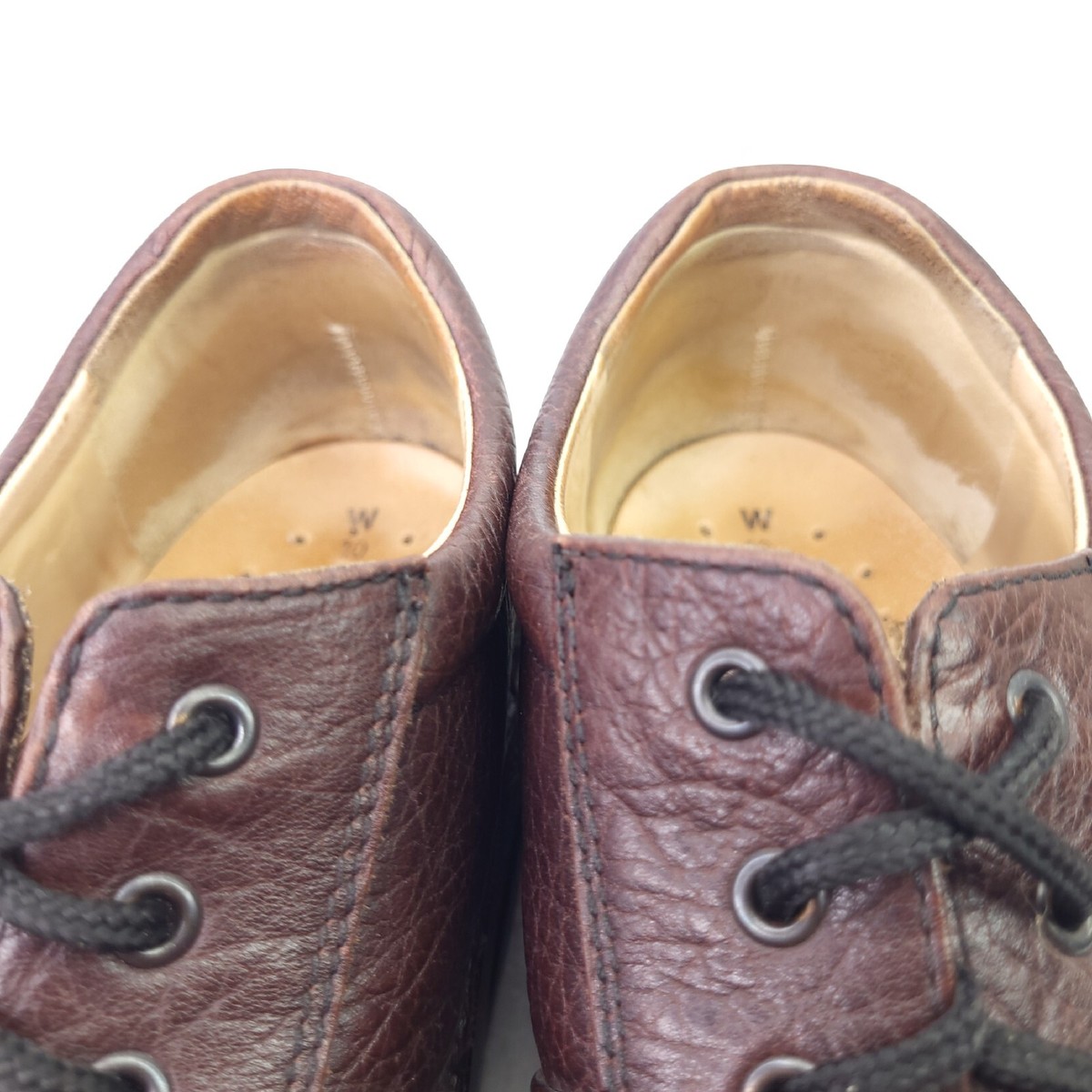 Finn Comfort Brown Leather Low Top Lace Up Oxford Dress 