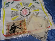 Andenken f&uuml;r Reservisten der NVA  , 4 Sets  ( Tuch + Deckchen )  , DDR  Milit&auml;r