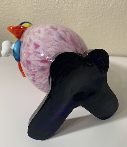 PRISTINE!! VINTAGE MURANO Hand- Blown Glass Clown from Italy COLLECTORS PIECE!! - Picture 5 of 6