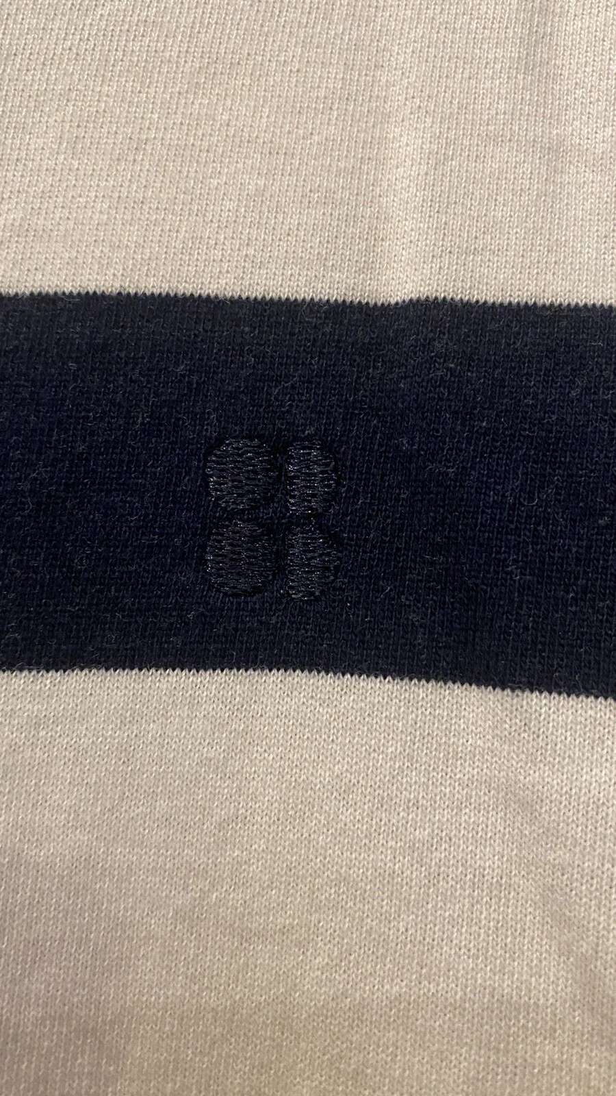 sweaty-betty striped cotton with pockets sweatshirt