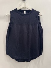 Womens Varley Morro Tank Top Size S/M Black Athletic Tank Top