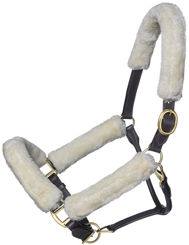 Horse Halter Synthetic Mink Cover Set - Corona - Mejillas - Noseband - Imagen 2 de 3