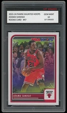 Adama Sanogo 2023-24 Panini Haunted Hoops 1st Graded 10 NBA Rookie Card #47