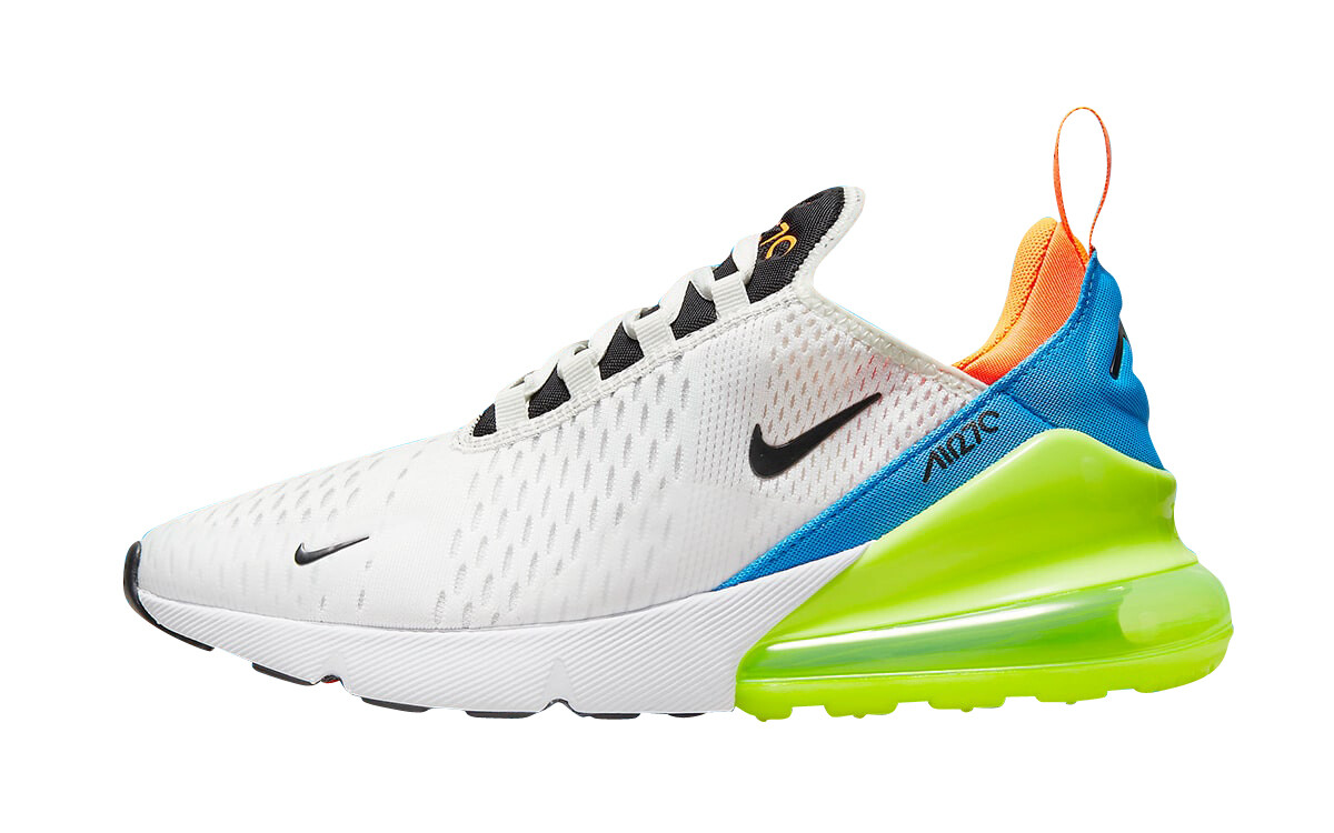 Nike Air Max White Orange Neon Green Blue DO6691-100 Womens New eBay